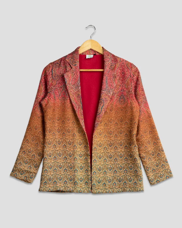 Limited Edition, Limited Price!Cultural Chic-Women's Ethnic Print Jacket
