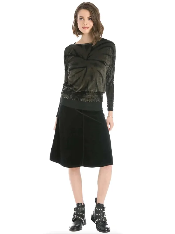 Get the Best for Less!Hard Tail Velour Flair Skirt V-127