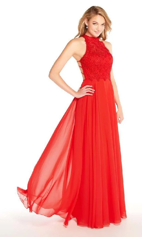 Don’t Wait – Shop Today!Alyce Paris - 60061 Beaded Lace Bodice Strappy Open Back Chiffon Gown Don’t Wait – Shop Today!Alyce Paris - 60061 Beaded Lace Bodice Strappy Open Back Chiffon Gown